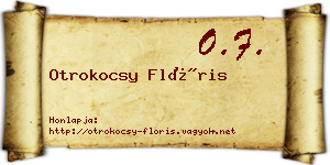 Otrokocsy Flóris névjegykártya